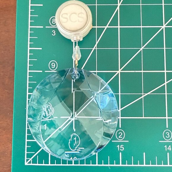 SWAROVSKI Crystal SCS Blue Water Suncatcher Retract Ornament 905545 Box & COA - Picture 7 of 12